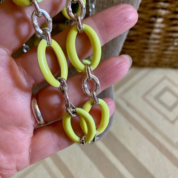 Lia Sophia Yellow Jewelry - Bunch of Yellow Jewelry - 2 Necklaces & 1 Bracelet - Picture 4 of 5